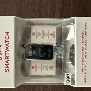 Justice Black and White Smartwatch